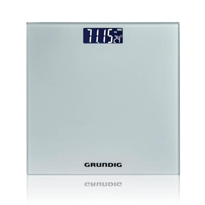 Grundig Personenweegschaal glas grijs
