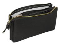 Pennenetui met 3 vakken Kings League PÍo Wit Zwart 22 x 12 x 3 cm - thumbnail