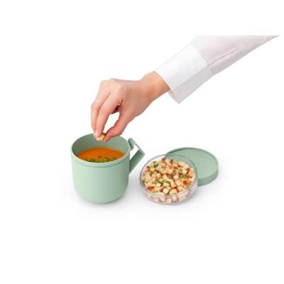 Brabantia Make & Take soepbeker 0,6 liter, kunststof jade green - thumbnail