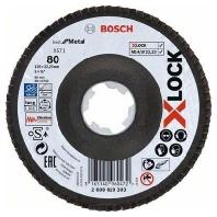 Bosch Accessories 2608619203 Lamellenschuurschijf Diameter 125 mm Korrelgrootte (num): 80 1 stuk(s)