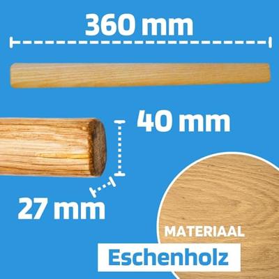 SW STAHL Sw-stahl hamersteel hammer handle f.1000gr ash curved