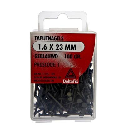 Tapijtnag. 1,6x23mm geblauwd 100gr Deltafix - Deltafix
