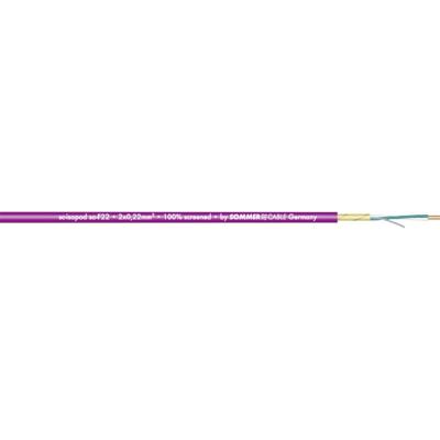 Sommer Cable 200-0408 Audiokabel 2 x 0.22 mm² Violet per meter