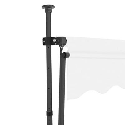 Luifel handmatig uitschuifbaar met LED 350 cm crèmekleurig - thumbnail