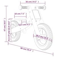 Loopfiets voor kinderen lichtblauw - thumbnail