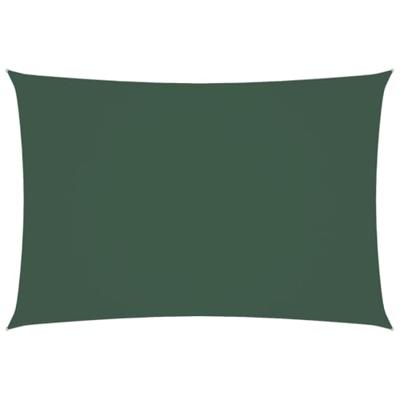 Zonnescherm rechthoekig 2,5x4,5 m oxford stof donkergroen