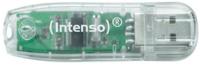 USB stick INTENSO Rainbow Line 32 GB Transparant 32 GB USB stick - thumbnail