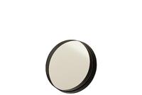 J-Line miroir Rond Bord - métal - noir - small - Ø 30 cm - thumbnail