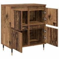 Dressoir met opslag met de deur Bruin 60 x 35 x 70 cm Bewerkt hout - thumbnail