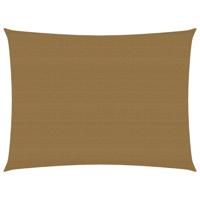 VidaXL Zonnezeil 160 g/m² 2,5x3,5 m hdpe taupe - thumbnail