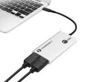 SIIG Thunderbolt 3 naar Dual DisplayPort-adapter - Enkele 5K@60HZ - Dual 4K@60HZ - USB Type C naar 2 DP 1.2-poorten voor Mac en Windows - MacBook Pro/MacBook/Dell XPS/HP/Lenovo JU-TB0611-S1 - thumbnail