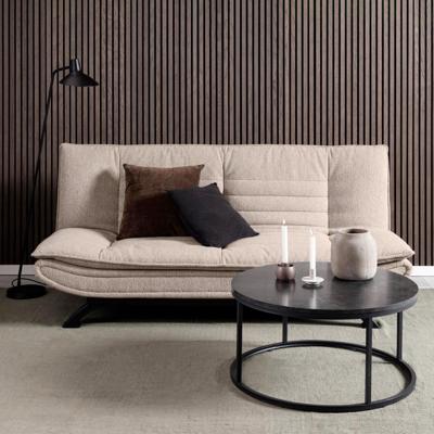 Bendt Slaapbank 'Oliver' Bouclé, kleur Beige Bendt Slaapbank 'Oliver' Bouclé, kleur Beige