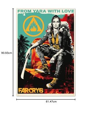 Poster Far Cry 6 - From Yara With Love 61x91,5cm Poster Far Cry 6 - From Yara With Love 61x91,5cm