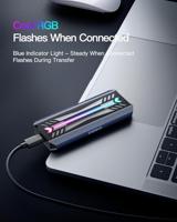 Inateck FE2024 SDD-behuizing Zwart, Grijs M.2 - thumbnail