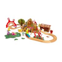 Bigjigs houten monster treinset, 50dlg. - thumbnail