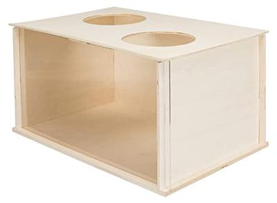 TRIXIE NATURA KONIJNENHOK XL MET ISOLATIE GRIJS 120X94X98 CM - thumbnail