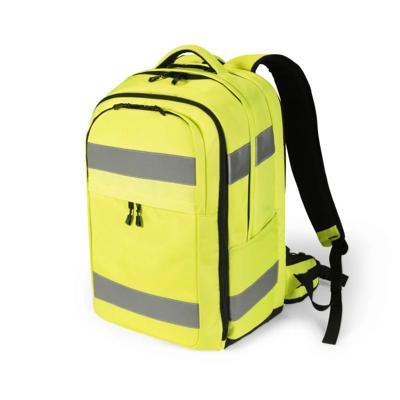 Dicota Hi-Vis 32-38 Liter Laptoprugzak Geschikt voor max. (laptop): 43,9 cm (17,3) Geel Dicota Hi-Vis 32-38 Liter Laptoprugzak Geschikt voor max. (laptop): 43,9 cm (17,3) Geel