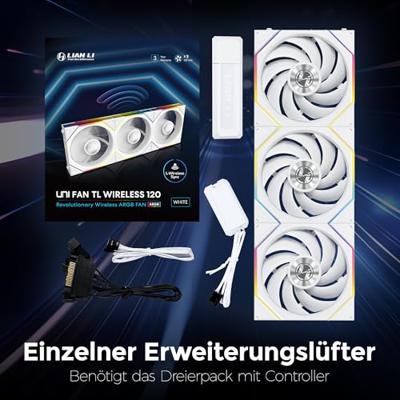 Lian Li UNI FAN TL Wireless 120mm White 3-pack