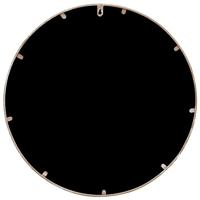 Tuinspiegel rond 60x3 cm ijzer zandkleurig - thumbnail