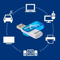 Philips VIVID USB-stick 16 GB Blauw FM16FD05B/00 USB-A 2.0 - thumbnail