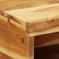 Tv-meubel wandmontage 60x30x19 cm massief acaciahout - thumbnail