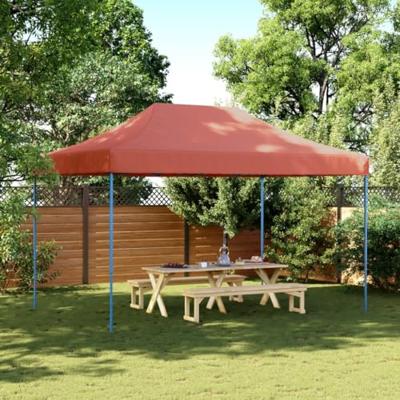 VidaXL Partytent inklapbaar pop-up 440x292x315 cm terracotta VidaXL Partytent inklapbaar pop-up 440x292x315 cm terracotta