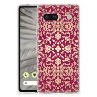 Siliconen Hoesje Google Pixel 7A Barok Pink - thumbnail