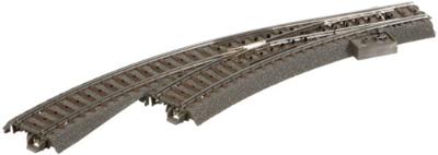 H0 Märklin C-rails (met ballastbed) 24671 Gebogen wissel, Links 1 stuk(s) H0 Märklin C-rails (met ballastbed) 24671 Gebogen wissel, Links 1 stuk(s)