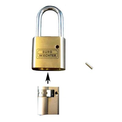 Burg Wächter Profi 116 PC 50 Hangslot 51.1 mm Messing Hangslot voor profielcilinder