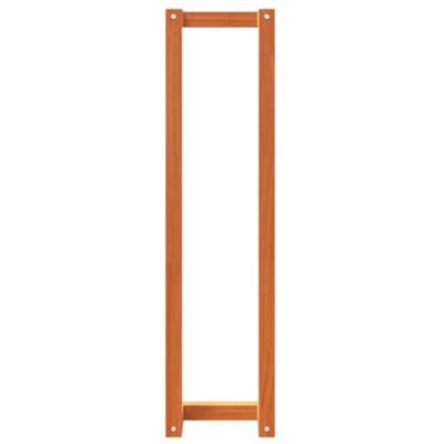 Handdoekenrek 23x18x90 cm massief grenenhout wasbruin