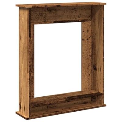 Haardombouw 75x20x87,5 cm bewerkt hout oud houtkleurig