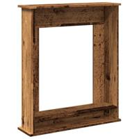 Haardombouw 75x20x87,5 cm bewerkt hout oud houtkleurig - thumbnail
