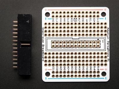 Adafruit Small Size Perma-Proto Raspberry Pi Breadboard PCB Kit