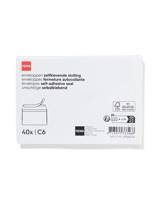 HEMA Enveloppen C6 - 40 stuks (wit) - thumbnail