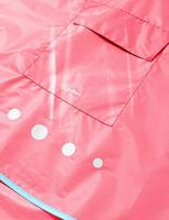 Playshoes regenponcho met tas fuchsia Maat - thumbnail