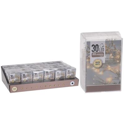 Home & Styling Batterijverlichting 30l + timer warmwit