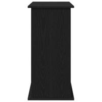 Aquariumstandaard 81x36x73 cm spaanplaat zwart eikenkleurig - thumbnail