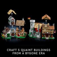 LEGO Icons 10332 Middeleeuws stadsplein - Woondecoratie voor volwassenen - thumbnail