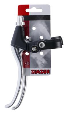 Simson Remgrepenset v-brake/cantilever 4-vinger zwart 2-delig