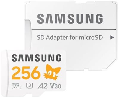 Samsung Sonic the Hedgehog PRO Plus microSD Card 256GB Micro SD-kaart Grijs