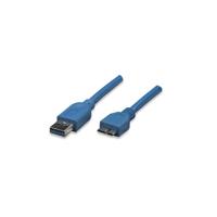 TECHly USB-kabel USB 3.2 Gen1 (USB 3.0 / USB 3.1 Gen1) USB-A stekker, USB Micro-B 3.0 stekker 1,00 m - thumbnail