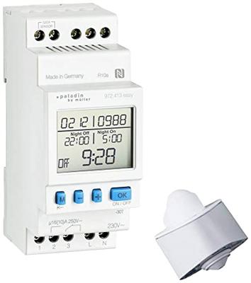 Paladin 23049 Schemerschakelaar Wit 230 V