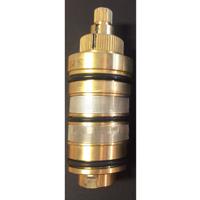 BWS Binnenwerk Huron/Erie Thermostatisch Tbv Douchekolom Messing - thumbnail