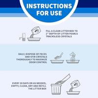 Litter Pearls Crystal clear trackless kattenbakvulling - thumbnail