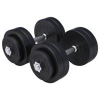 Dumbellset 30 kg Kunststof - thumbnail