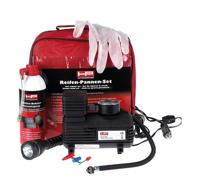 HP bandenreparatie set flat tire set 4 pcs. incl. compressor - thumbnail