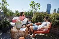 Elho loft urban bowl bloempot 35 warm grijs - thumbnail