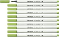 Brushstift stabilo pen 68/34 pistache | 10 stuks - thumbnail