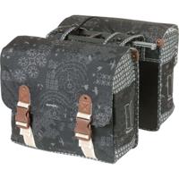 Basil Boheme Dubbele Fietstas 35L - Charcoal - MIK - Stijlvol & Praktisch - thumbnail