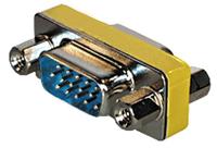 Delock 65010 VGA Adapter [1x D-sub stekker 15-polig - 1x D-sub stekker 15-polig] Zilver - thumbnail